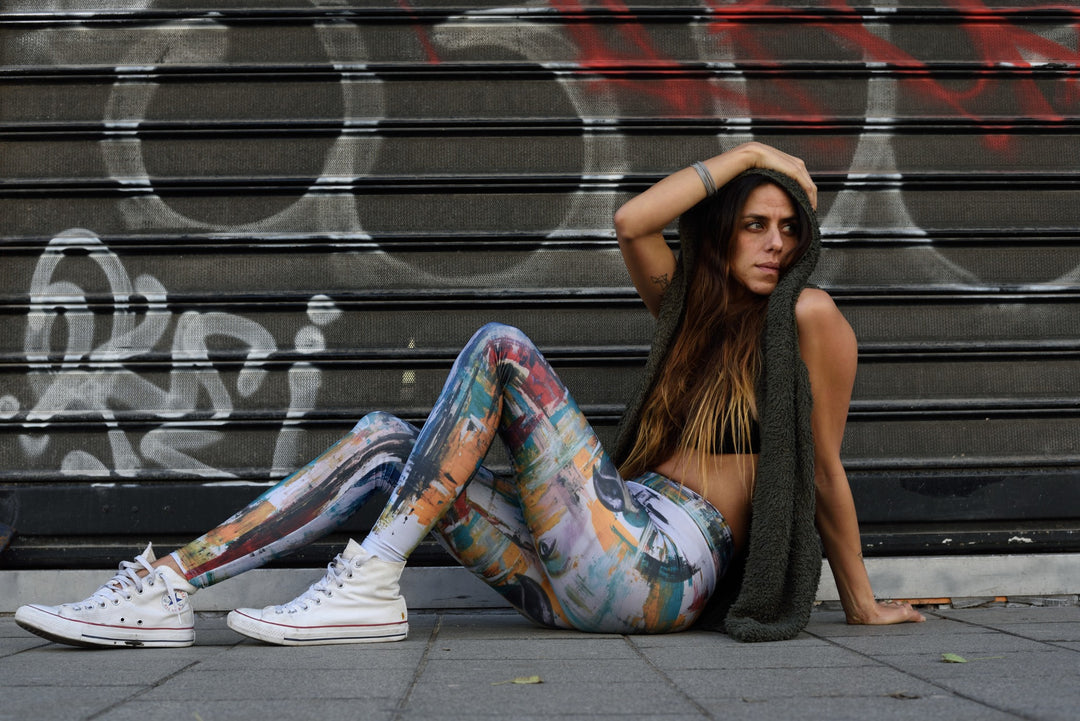 abstract women leggings