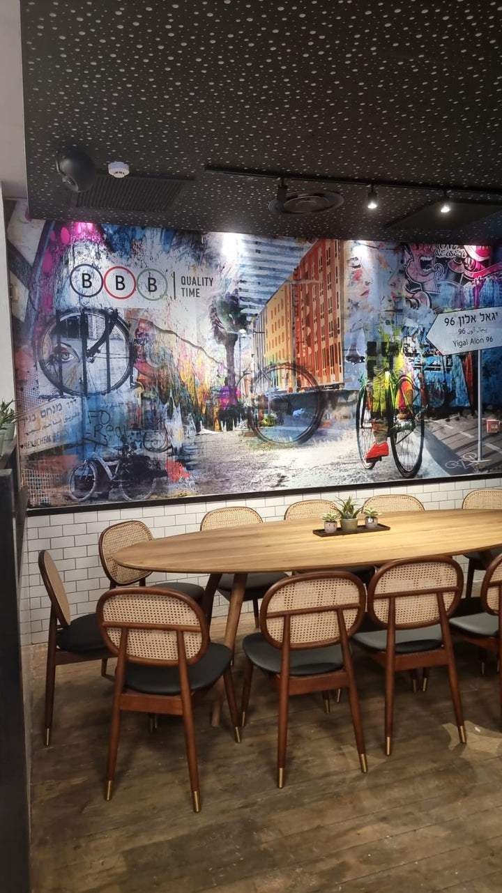 Wall Art for BBB Hamburger Chain