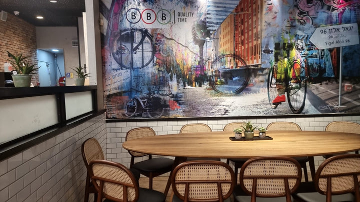 Wall Art for BBB Hamburger Chain
