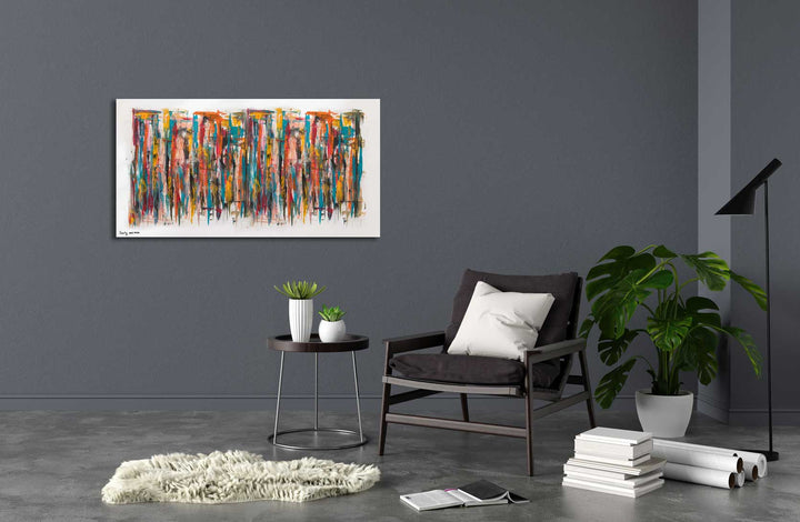 Talking lines -Abstract wall art print