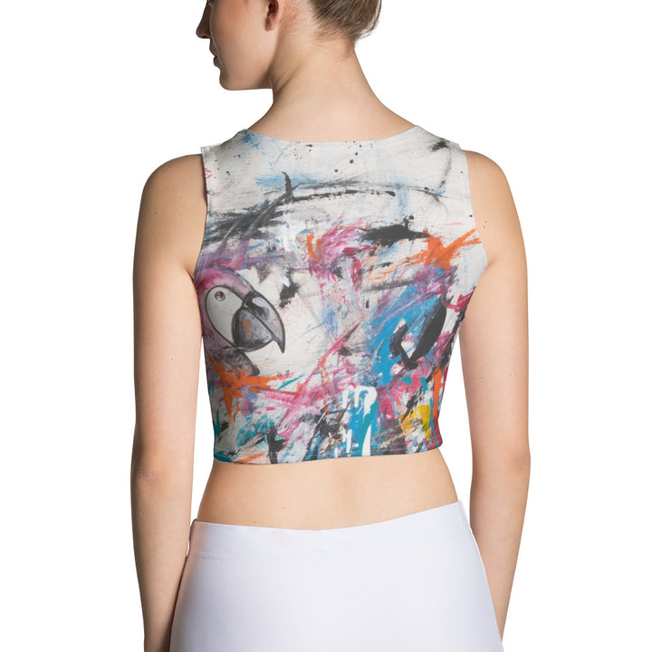 Abstract Crop Top