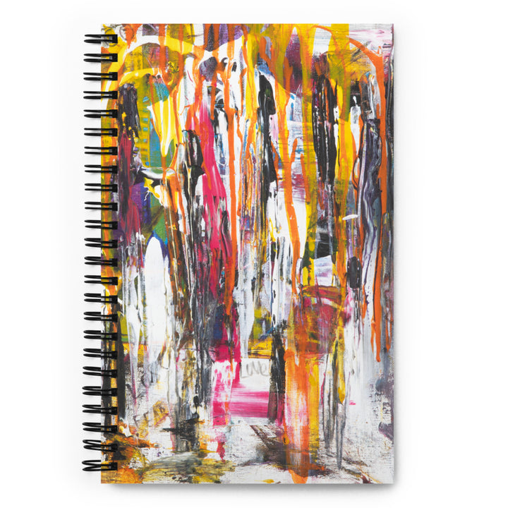Abstract Spiral notebook