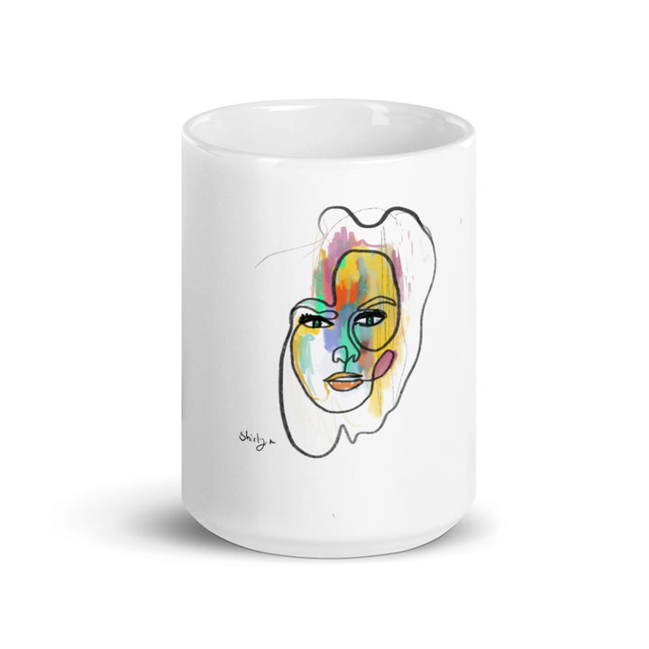 Face glossy mug