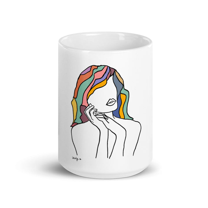 Women glossy mug